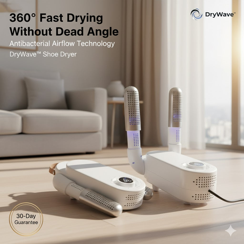 DryWave™ Shoe Dryer [360° Antibacterial Airflow]