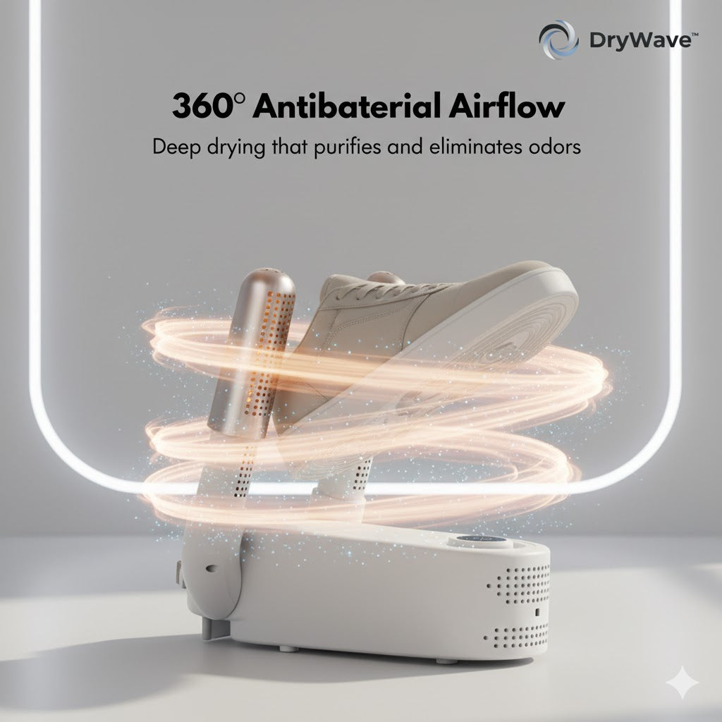 DryWave™ Shoe Dryer [360° Antibacterial Airflow]